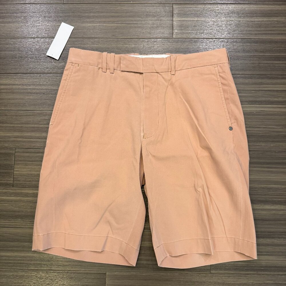 RLX Ralph Lauren Men Performance Almond Golf Shorts Size 32 10” Inseam Athletic